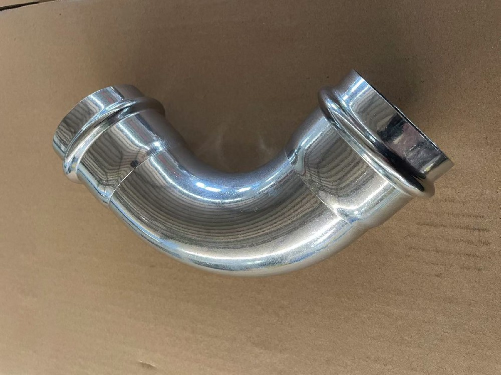 雙卡壓等徑彎頭90°